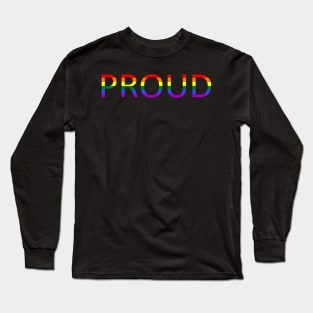 Proud LGBT Rainbow Flag Long Sleeve T-Shirt